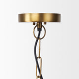 Fenton 18.0L x 18.0W x 23.0H Gold W/Gold Accents Pendant Light from Mercana - Luna Furniture