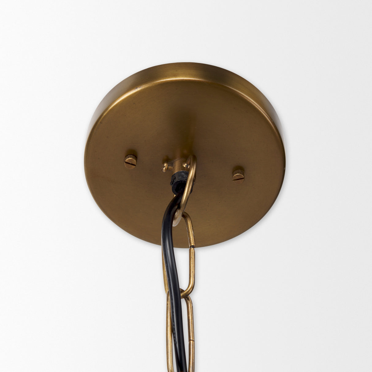 Fenton 18.0L x 18.0W x 23.0H Gold W/Gold Accents Pendant Light from Mercana - Luna Furniture