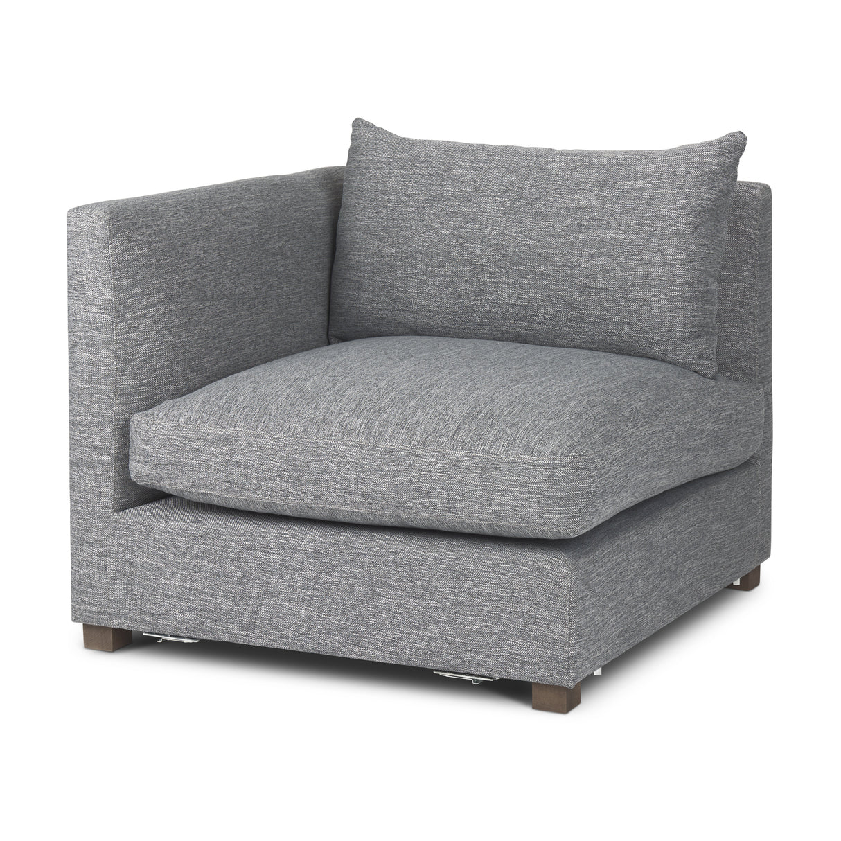 Valence 37.8L x 38.6W x 28.3H Castlerock Gray Corner Sectional Piece from Mercana - Luna Furniture