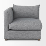 Valence 37.8L x 38.6W x 28.3H Castlerock Gray Corner Sectional Piece from Mercana - Luna Furniture
