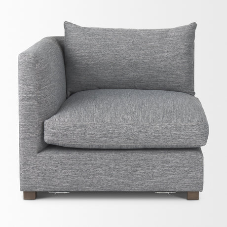 Valence 37.8L x 38.6W x 28.3H Castlerock Gray Corner Sectional Piece from Mercana - Luna Furniture