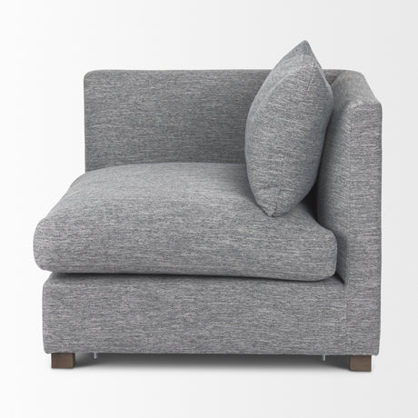 Valence 37.8L x 38.6W x 28.3H Castlerock Gray Corner Sectional Piece from Mercana - Luna Furniture