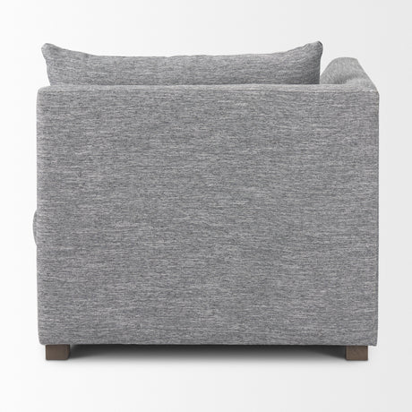 Valence 37.8L x 38.6W x 28.3H Castlerock Gray Corner Sectional Piece from Mercana - Luna Furniture