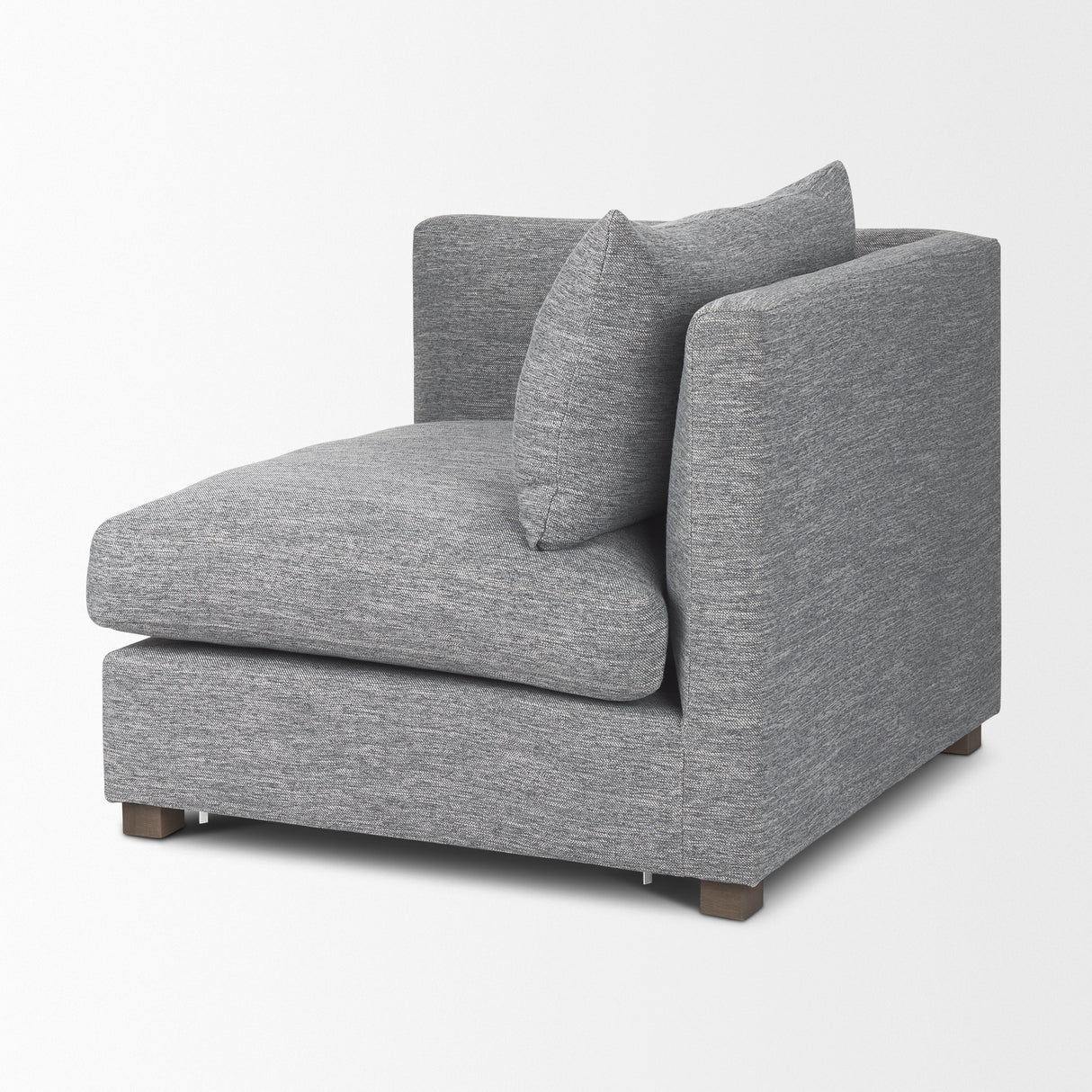 Valence 37.8L x 38.6W x 28.3H Castlerock Gray Corner Sectional Piece from Mercana - Luna Furniture