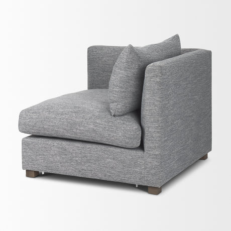 Valence 37.8L x 38.6W x 28.3H Castlerock Gray Corner Sectional Piece from Mercana - Luna Furniture