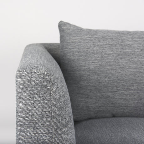 Valence 37.8L x 38.6W x 28.3H Castlerock Gray Corner Sectional Piece from Mercana - Luna Furniture