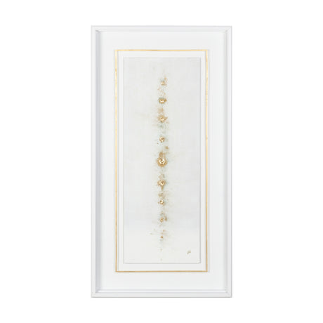 Dots I-Gold by Studio M a handmade Original Framed Artwork under Glass from Mercana - Luna Furniture
