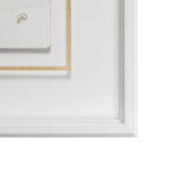 Dots I-Gold by Studio M a handmade Original Framed Artwork under Glass from Mercana - Luna Furniture