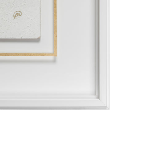 Dots I-Gold by Studio M a handmade Original Framed Artwork under Glass from Mercana - Luna Furniture
