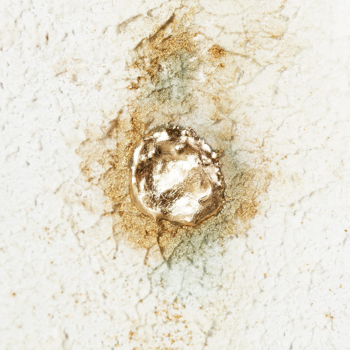 Dots I-Gold by Studio M a handmade Original Framed Artwork under Glass from Mercana - Luna Furniture