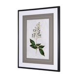 Soft Blue Botanoicals IV by Mercana Studio Hand Embellished Framed Art Print Matted under Glass from Mercana - Luna Furniture
