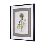 Soft Blue Botanoicals VI by Mercana Studio Hand Embellished Framed Art Print Matted under Glass from Mercana - Luna Furniture
