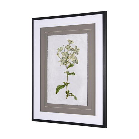 Soft Blue Botanoicals VII by Mercana Studio Hand Embellished Framed Art Print Matted under Glass from Mercana - Luna Furniture