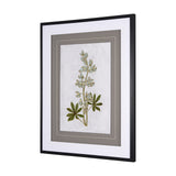 Soft Blue Botanoicals VIII by Mercana Studio Hand Embellished Framed Art Print Matted under Glass from Mercana - Luna Furniture