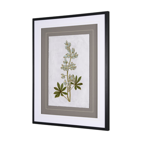 Soft Blue Botanoicals VIII by Mercana Studio Hand Embellished Framed Art Print Matted under Glass from Mercana - Luna Furniture