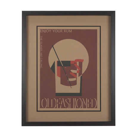 Rum by Simeng a Framed Art Print Matted under Glass from Mercana - Luna Furniture