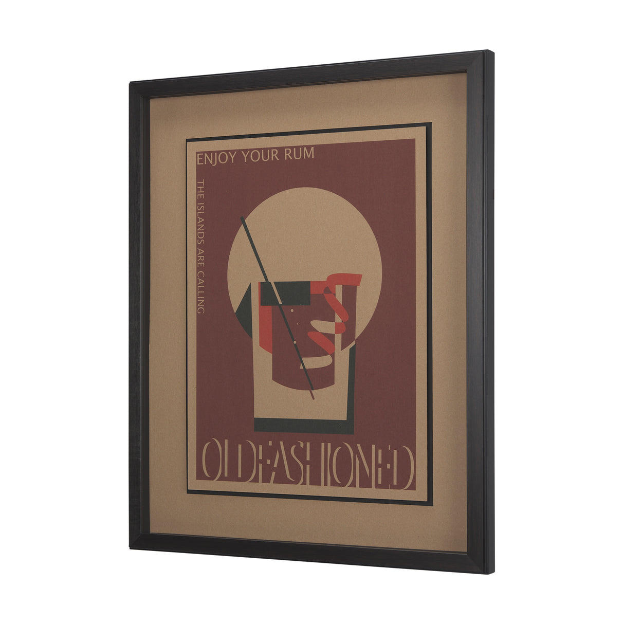 Rum by Simeng a Framed Art Print Matted under Glass from Mercana - Luna Furniture