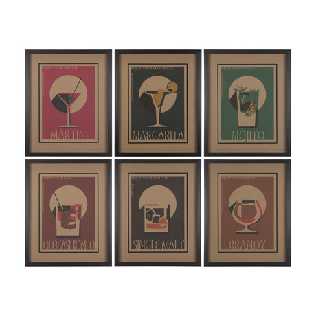 Rum by Simeng a Framed Art Print Matted under Glass from Mercana - Luna Furniture