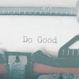 Typewriter Notes Good by Mercana Studio Hand Embellished Textured Framed Photo Art Print Matted unde from Mercana - Luna Furniture