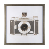 Retro Camera I by Mercana Studio a Hand Embellished Textured Framed Photo Art Print Matted under Gla from Mercana - Luna Furniture