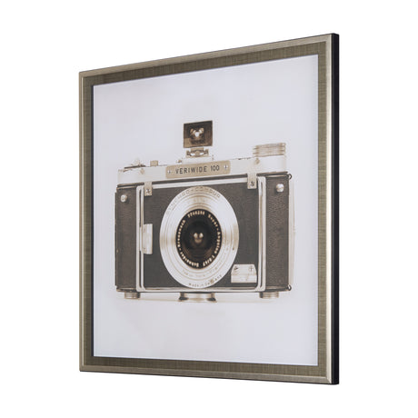 Retro Camera I by Mercana Studio a Hand Embellished Textured Framed Photo Art Print Matted under Gla from Mercana - Luna Furniture