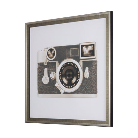 Retro Camera II by Mercana Studio a Hand Embellished Textured Framed Photo Art Print Matted under Gl from Mercana - Luna Furniture