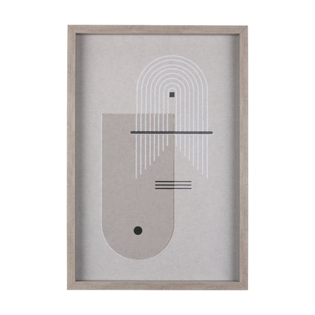 Balance I by Mercana Studio a Hand Embellished Textured Framed Art Print Matted under Glass from Mercana - Luna Furniture