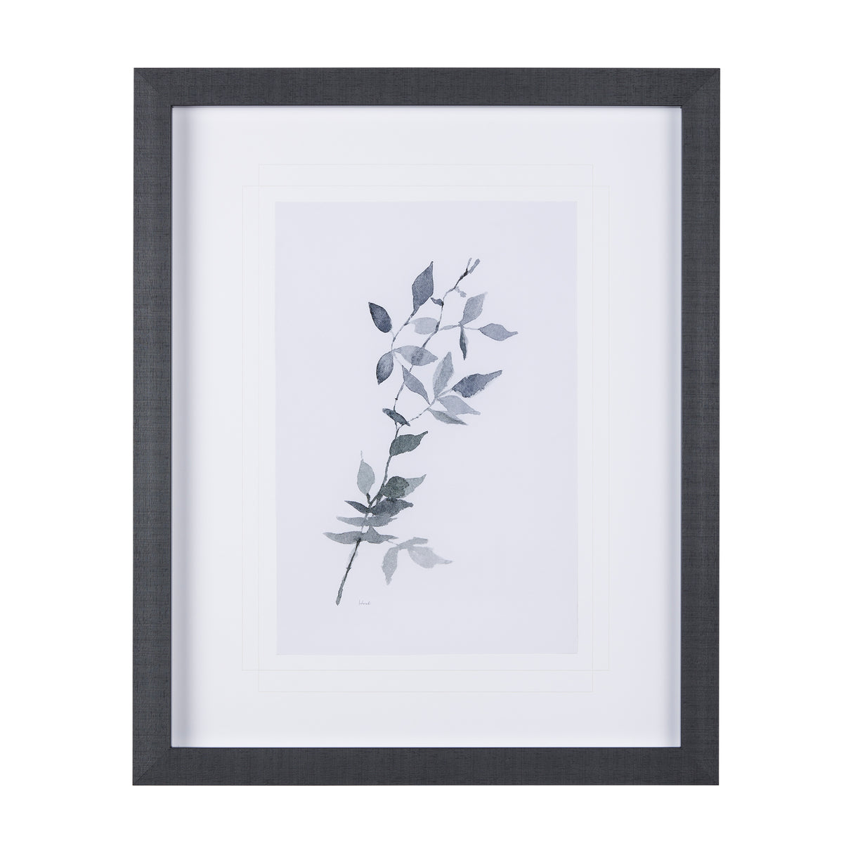 Leaf Shadow I by Mercana Studio a Hand Embellished Textured Framed Art Print Matted under Glass from Mercana - Luna Furniture