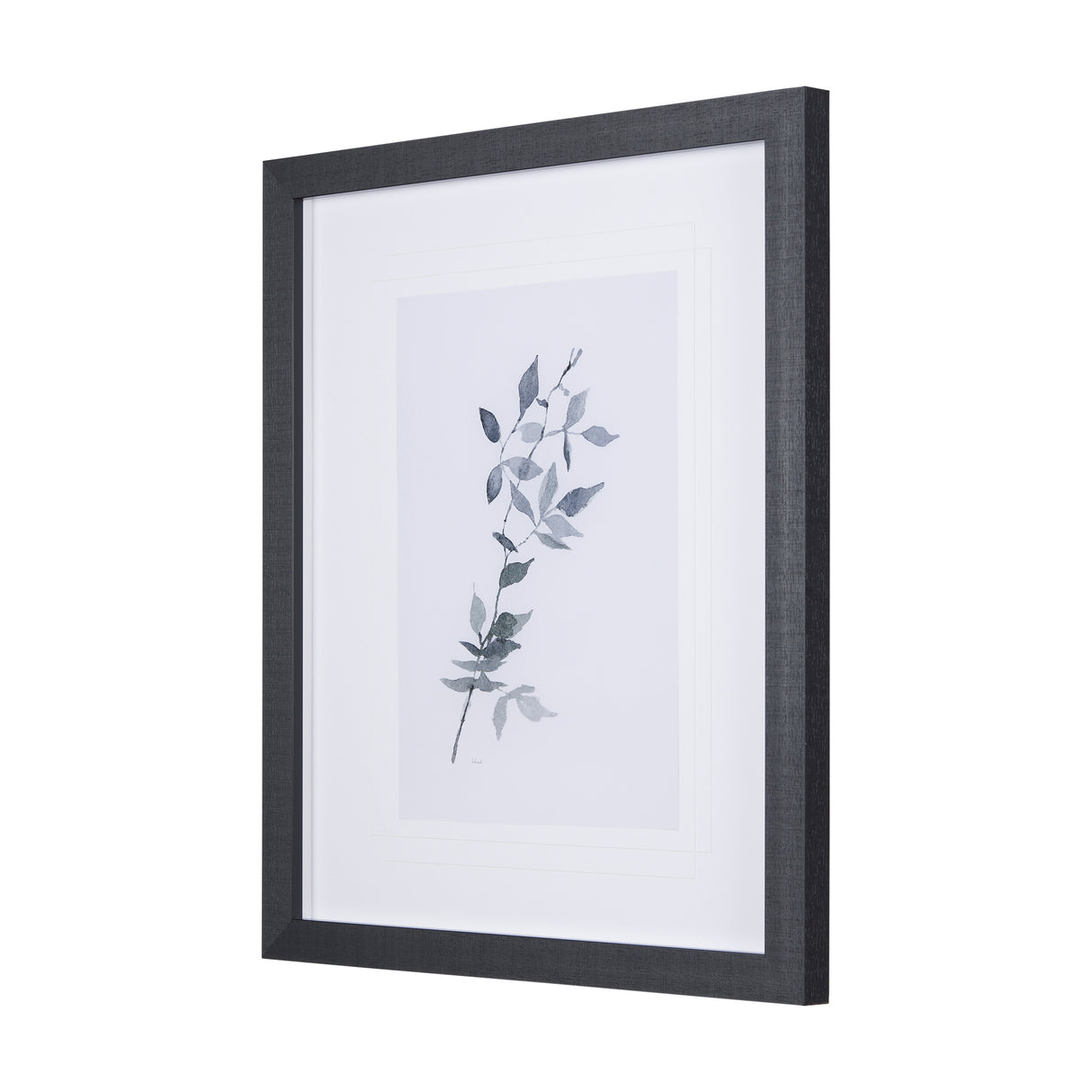Leaf Shadow I by Mercana Studio a Hand Embellished Textured Framed Art Print Matted under Glass from Mercana - Luna Furniture