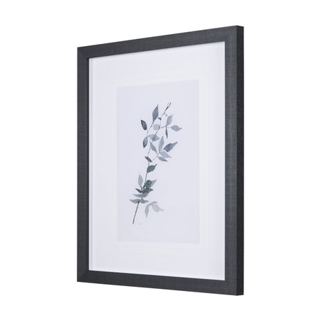 Leaf Shadow I by Mercana Studio a Hand Embellished Textured Framed Art Print Matted under Glass from Mercana - Luna Furniture