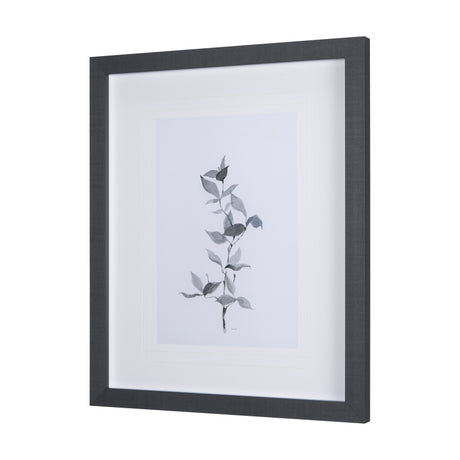 Leaf Shadow II by Mercana Studio a Hand Embellished Textured Framed Art Print Matted under Glass from Mercana - Luna Furniture