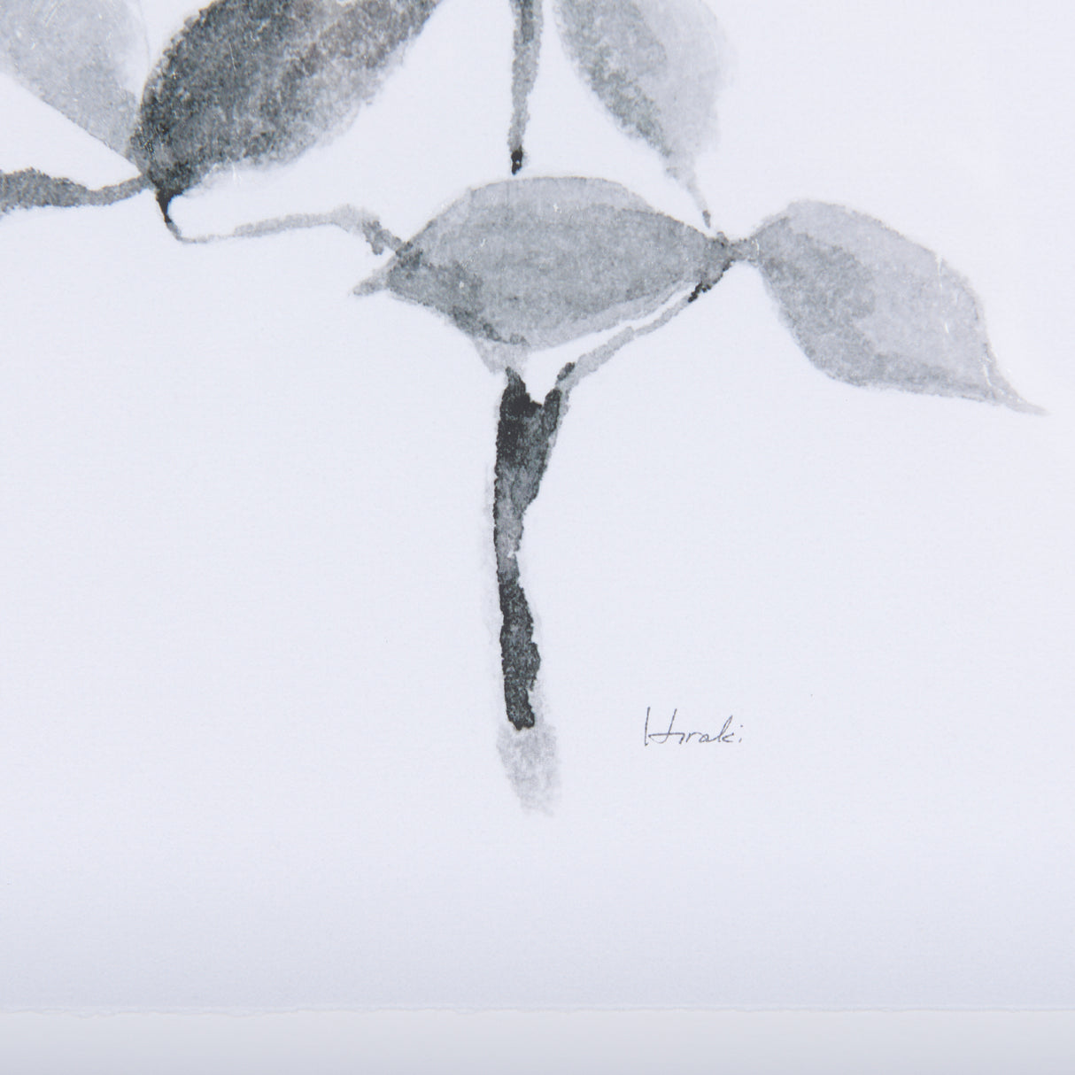 Leaf Shadow II by Mercana Studio a Hand Embellished Textured Framed Art Print Matted under Glass from Mercana - Luna Furniture