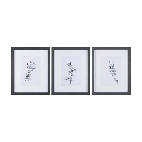 Leaf Shadow II by Mercana Studio a Hand Embellished Textured Framed Art Print Matted under Glass from Mercana - Luna Furniture