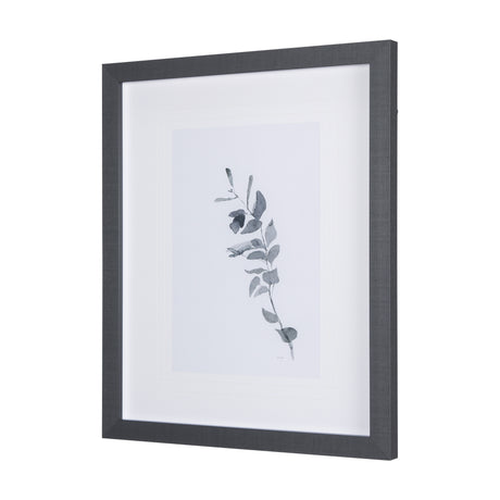 Leaf Shadow III by Mercana Studio a Hand Embellished Textured Framed Art Print Matted under Glass from Mercana - Luna Furniture