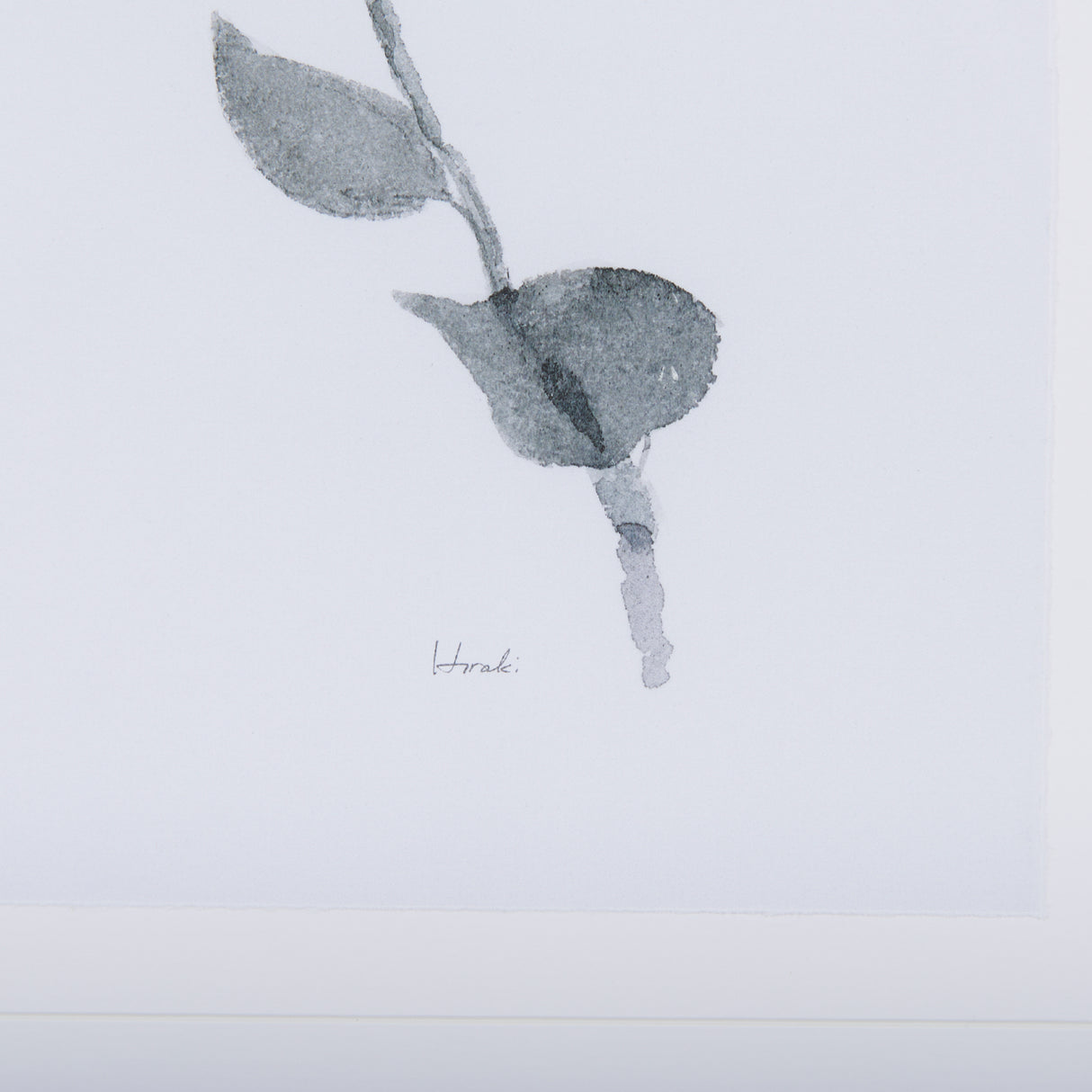Leaf Shadow III by Mercana Studio a Hand Embellished Textured Framed Art Print Matted under Glass from Mercana - Luna Furniture