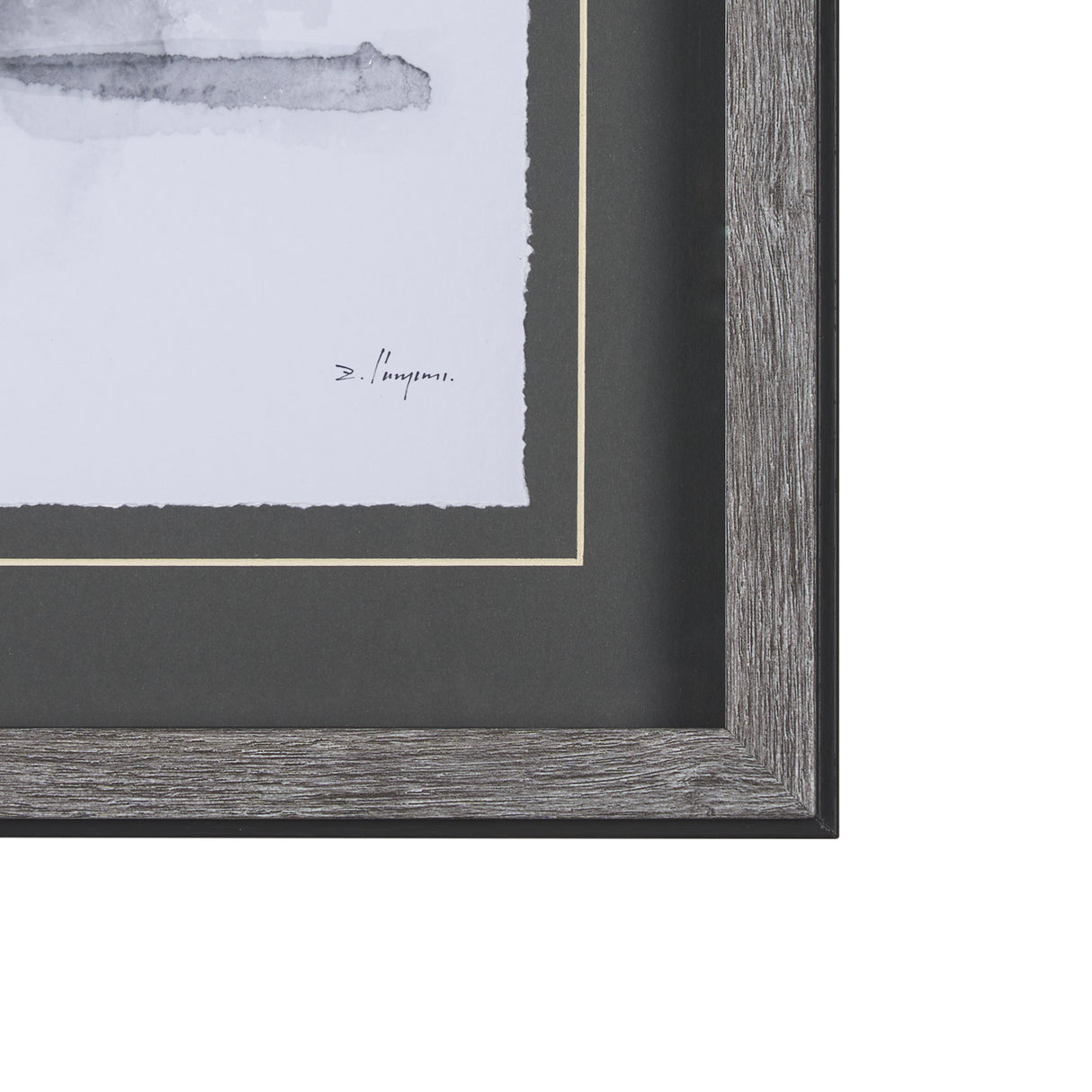 Robin BW I by Mercana Studio a Hand Embellished Textured Framed Art Print Matted under Glass from Mercana - Luna Furniture