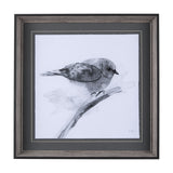 Eastern Blue BW III by Mercana Studio Hand Embellished Textured Framed Art Print Matted under Glass from Mercana - Luna Furniture