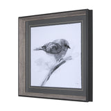 Eastern Blue BW III by Mercana Studio Hand Embellished Textured Framed Art Print Matted under Glass from Mercana - Luna Furniture