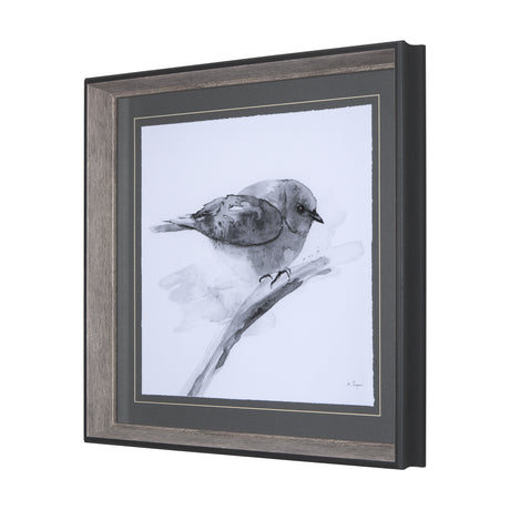 Eastern Blue BW III by Mercana Studio Hand Embellished Textured Framed Art Print Matted under Glass from Mercana - Luna Furniture