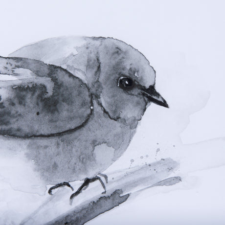 Eastern Blue BW III by Mercana Studio Hand Embellished Textured Framed Art Print Matted under Glass from Mercana - Luna Furniture