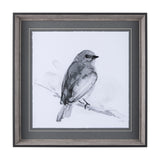 Eastern Blue BW IV by Mercana Studio a Hand Embellished Textured Framed Art Print Matted under Glass from Mercana - Luna Furniture