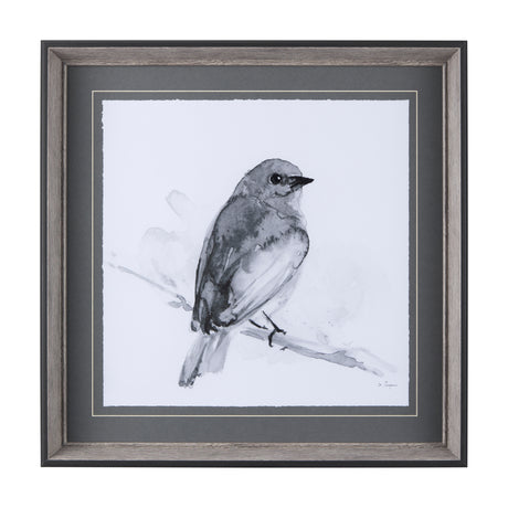 Eastern Blue BW IV by Mercana Studio a Hand Embellished Textured Framed Art Print Matted under Glass from Mercana - Luna Furniture