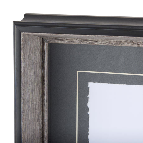 Eastern Blue BW IV by Mercana Studio a Hand Embellished Textured Framed Art Print Matted under Glass from Mercana - Luna Furniture