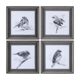 Eastern Blue BW IV by Mercana Studio a Hand Embellished Textured Framed Art Print Matted under Glass from Mercana - Luna Furniture