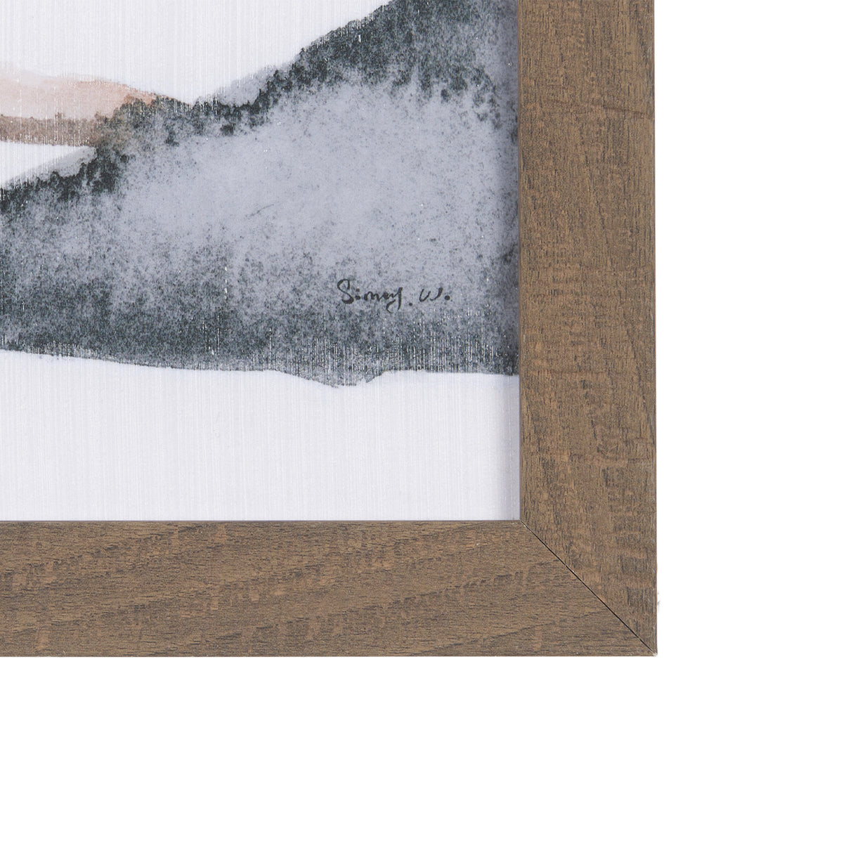 Sandy Land II by Mercana Studio a Hand Embellished Textured Framed Art Print from Mercana - Luna Furniture