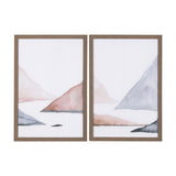 Sandy Land II by Mercana Studio a Hand Embellished Textured Framed Art Print from Mercana - Luna Furniture