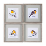 Robin I by Mercana Studio a Hand Embellished Textured Framed Art Print Matted under Glass from Mercana - Luna Furniture