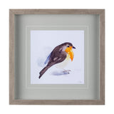Robin II by Mercana Studio a Hand Embellished Textured Framed Art Print Matted under Glass from Mercana - Luna Furniture