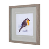 Robin II by Mercana Studio a Hand Embellished Textured Framed Art Print Matted under Glass from Mercana - Luna Furniture