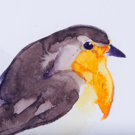 Robin II by Mercana Studio a Hand Embellished Textured Framed Art Print Matted under Glass from Mercana - Luna Furniture
